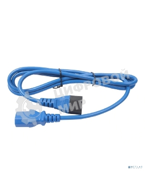 Кабель питания Filum ПВС-АП 3x1.0 С13 - C14, 220/250В, 10А, синий, 1.8м