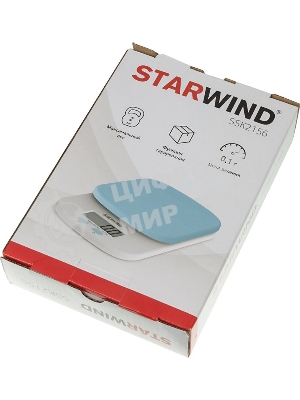 Весы кухонные Starwind SSK2156 макс. вес: 2 кг, голубой
