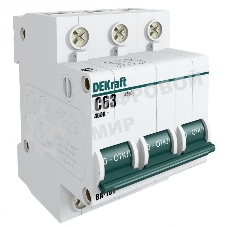 Выключатель автоматический модульный DEKraft 3п C 25А 4.5кА ВА-101 11080DEK