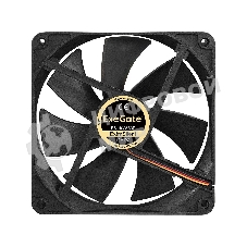 Вентилятор для корпуса ExeGate ExtraSilent ES14025B3P черный, 140 мм, 850 об/мин, 16.5 дБ, 3 pin