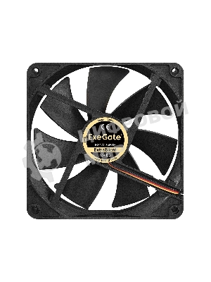 Вентилятор для корпуса ExeGate ExtraSilent ES14025B3P черный, 140 мм, 850 об/мин, 16.5 дБ, 3 pin