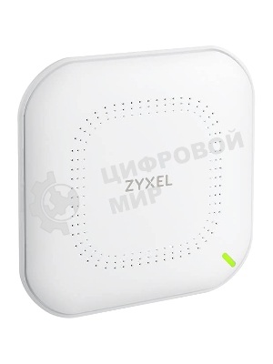 Гибридная точка доступа Zyxel NebulaFlex NWA50AX, WiFi 6, 802.11a/b/g/n/ac/ax (2,4 и 5 ГГц), MU-MIMO, антенны 2x2, до 575+1200 Мбит/с, 1xLAN GE, PoE, без поддержки Captive portal и WPA-Enterprise, защ