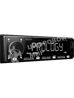 Автомагнитола Prology CMX-260, 1 DIN, Bluetooth, USB Type-A, AUX, пульт ДУ