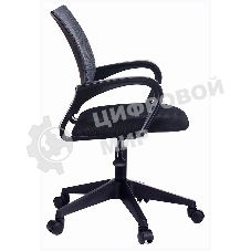 Кресло Бюрократ CH 696 серый TW-04 сиденье черный TW-11 сетка/ткань крестов. пластик