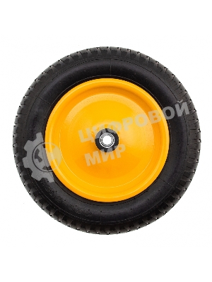 Колесо пневматическое Palisad 3.00-8, D360 мм, подш. внут. диам. 16 мм, длина оси 92 мм
