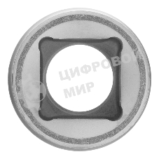 Головка торцевая Matrix, 17 мм, 6-гранная, CrV, под квадрат 1/2