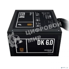 Блок питания 1STPLAYER DK PREMIUM PS-600AX, 600Вт, 80 PLUS Bronze, 120мм, черный