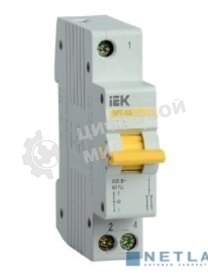Выключатель-разъединитель трехпозиционный 1п ВРТ-63 32А IEK MPR10-1-032