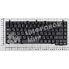 Клавиатура для ноутбука MSI Megabook VR330X VR330XB VR330, черная