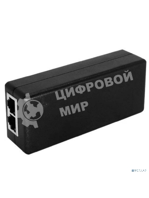 Инжектор PoE Digma DNP30W48GTAP 10/100/1000BASE-T 30Вт 100-240В(АС)