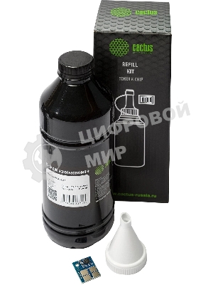 Тонер Cactus CS-RK-THМ247 черный флакон 400гр. (в компл.:чип) для принтера Катюша Р247/М247