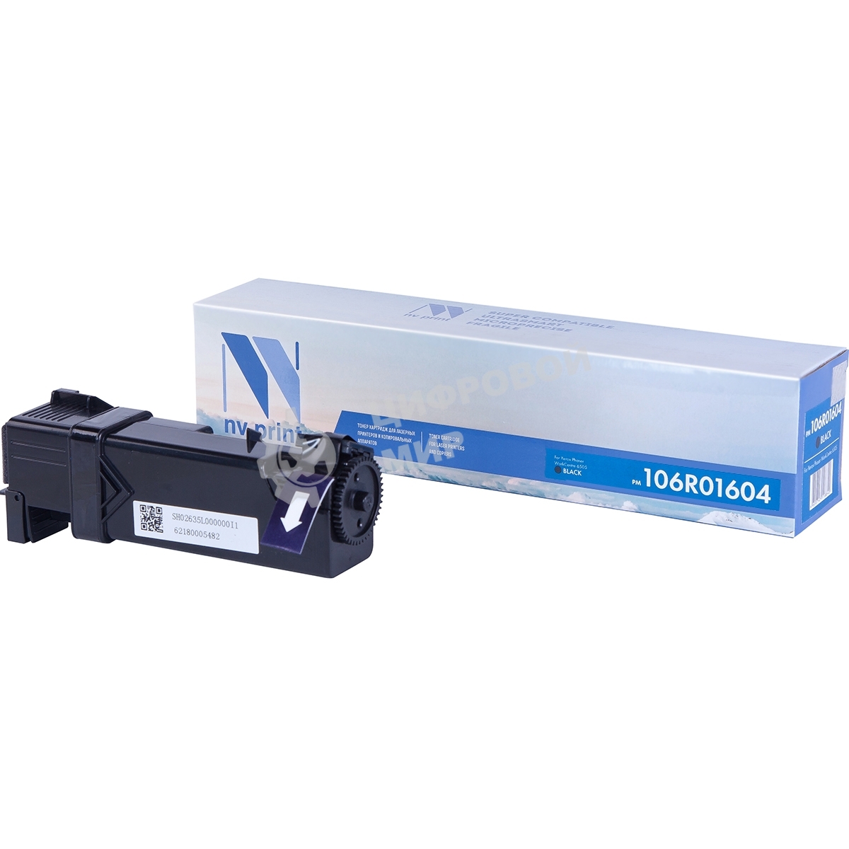 Картридж лазерный NVPrint совместимый для Xerox Phaser WorkCentre 6505 106R01604 черный	(3 000k)