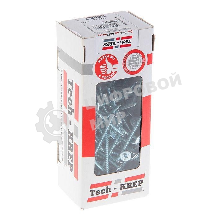 Саморез для тонкого метал. листа со сверлом 4.2х13 (уп. 200 шт) коробка Tech-Krep 102148