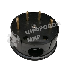 Вилка Rexant ВШ для электрической плиты 32 А, 380 В, 3Р+РЕ (ОУ) черная