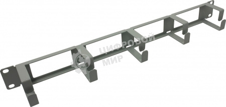 Кабельный органайзер Горизонтальный C3 Solutions CO-HО G NT089504 односторонний кольца 1U шир.:19