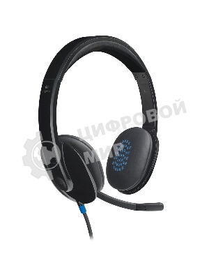 Гарнитура Logitech USB Headset H540 чёрный, проводная, USB