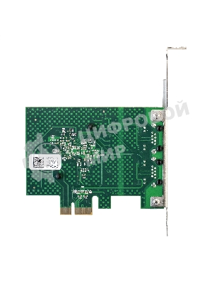 Сетевой адаптер ExeGate EXE-BCM5720 (PCI-E x1 v2.0, порты 2xRJ45, 10/100/1000Mbps, Gigabit Chipset Broadcom BCM5720)