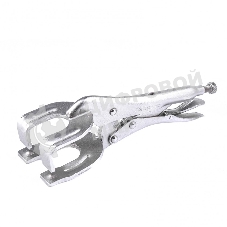 Зажим ручной Сибртех, двойной, точечная фиксация, 225 мм