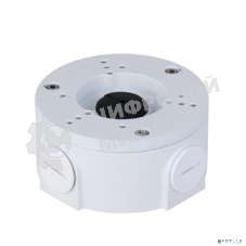 Монтажная коробка Dahua Материал: алюминий; применение: для видеокамер (определенные типы) Размеры: 101.2 мм 48.2 мм Отверстие для монтажа: 55.53; 68.54 (48.448.4); 703; 843 Степень защиты: IP6