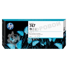 Картридж струйный HP 747 300-ml хроматический серый для HP DesignJet Z9+