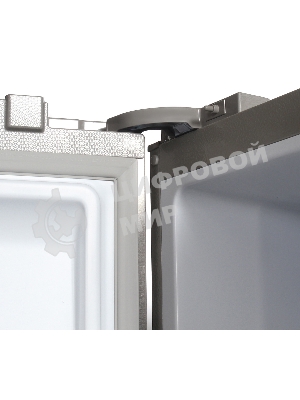 Холодильник Hyundai CS4505F нержавеющая сталь двухкамерный Side by Side 271/165л морозилка сбоку