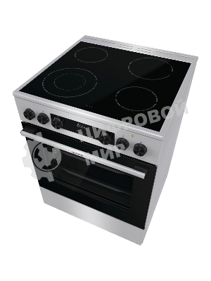 Плита электрическая Gorenje GECS6C70XC серебристый, конфорок 4 электрических, духовка 71 л, 60 см x 85 см x 60 см