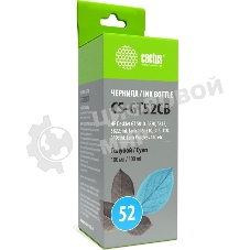 Чернила Cactus CS-GT52CB голубой100мл для DeskJet GT 5810/5820/5812/5822
