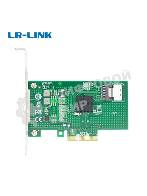 Переходник Lr-Link LRST9630-4IR PCIe x1 4-Port SATA3 RAID, MARVELL 88SE9230, 1* SFF-8087,RAID 0, 1, 10, JBOD