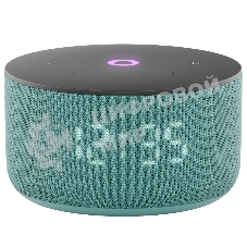 Умная колонка Яндекс Станция Мини 3, 12Вт, компактная, 1 динамик, часы, управление умным домом, Wi-Fi, Bluetooth 5.0, Алиса, бирюзовый