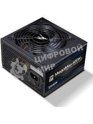 Блок питания Zalman ZM600-TXII V2 Retail, 600Вт, 80 PLUS, 120мм, черный