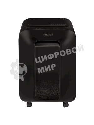 Шредер Fellowes PowerShred LX200 черный (секр.P-4)/перекрестный/12лист./22лтр./скрепки/скобы/пл.карты