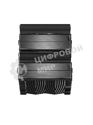 Кулер для процессора SAMA A60B (265W, 4-pin PWM, 156.5mm, 6x6mm, 2x120мм, 78CFM, 29dBA, 2200RPM, S: 1851/1700/1200/115X, AM5/AM4, черный)