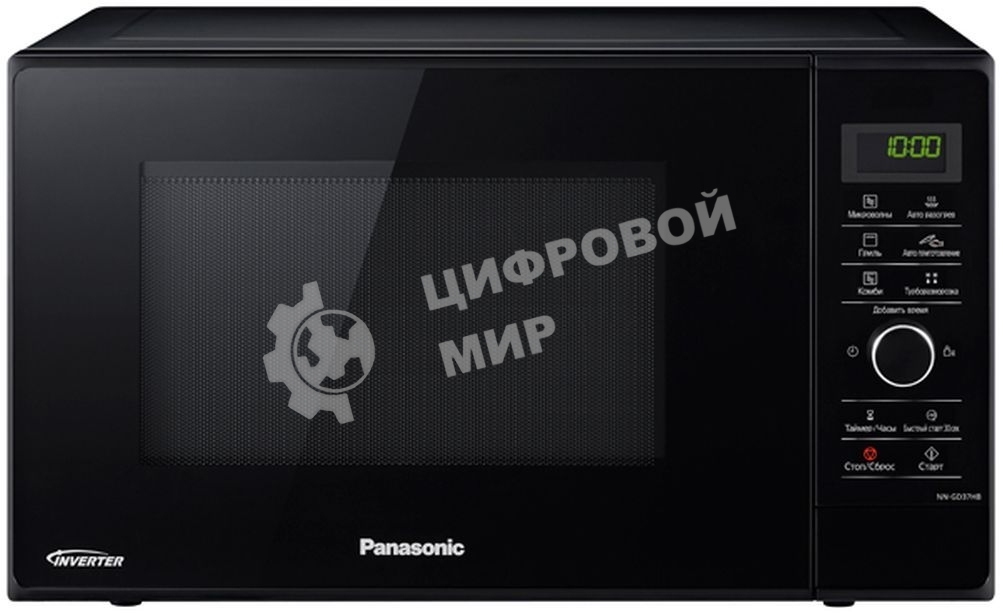 Микроволновая печь Panasonic NN-GD37HBZPE черный 23 л, 1000 Вт, переключатели - сенсор, поворотный механизм
