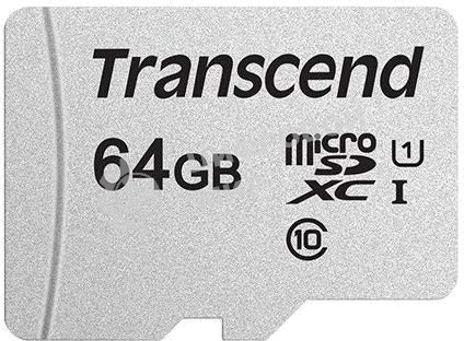 Флеш карта microSD 64Gb Transcend microSDXC Class 10 UHS-I U1, (без адаптера), TLC