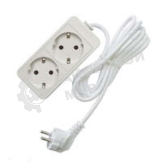 Удлинитель 2х1.5 м с заземл. 16А IP20 3.5 кВт Союз 481S-6201