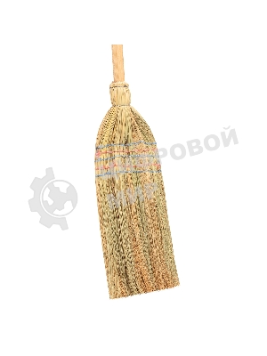 Метла Россия натуральная, деревянный черенок 93337