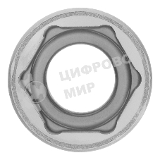 Головка торцевая Matrix, 18 мм, 6-гранная, CrV, под квадрат 1/2