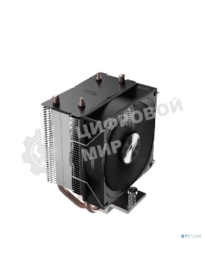Кулер для процессора PCCooler R200 S115X/1200/1700/AM4/AM5 (TDP 110W, 90мм Non LED Fan, 2 тепловые трубки 6мм, 2200RPM, 28,3dBa)