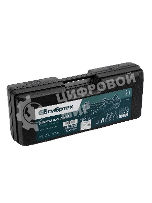 Домкрат гидравлический подкатной Сибртех 2 т, 85-330 мм, низкий подхват, в пластиковом кейсе