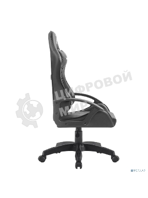 Кресло Defender ORACLE черный, экокожа, 120 кг, механизм качания