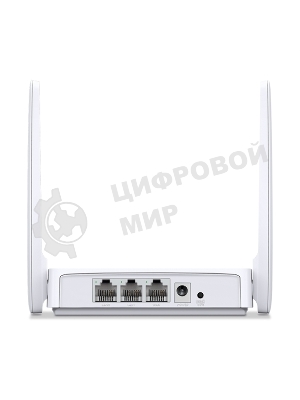 Роутер Mercusys MR20 AC750 Dual-Band Wi-Fi RouterSPEED: 300 Mbps at 2.4 GHz + 433 Mbps at 5 GHzSPEC: 2× Fixed External Antennas, 2× 10/100 Mbps LAN Ports, 1× 10/100 Mbps WAN PortFEATURE: Router/Access Point Mode Mode, WPS/Reset Button, IPTV, IPv6, Parental Controls