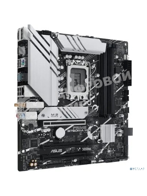 Материнская плата ASUS PRIME B760M-A WIFI, LGA 1700, Intel B760, 4xDDR5, 4xSATA, 2xM.2, 1xPCIe 4.0 x16, 1xPCIe 4.0 x4, 1xPCIe 4.0 x1, 2xHDMI, 1xDP, 1x 2.5Gb LAN, 2xUSB-A 3.2 Gen 2, 4xUSB-A 2.0, 3x3.5 мм, 7.1, mATX