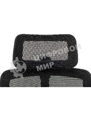 Кресло руководителя Бюрократ MC-912-H черный, сетка с подголов. крестов. металл хром