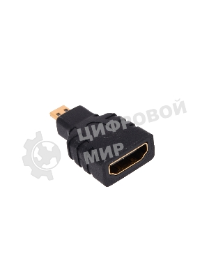Переходник Gembird Переходник HDMI-microHDMI 19F/19M, золотые разъемы, пакет