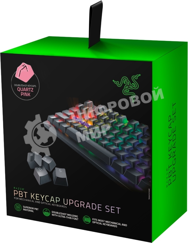 Клавиши Razer PBT Keycap Upgrade Set - Quartz Pink