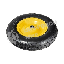 Колесо пневматическое Palisad 4.80/4.00-8 D380 мм, подш. внут. диам. 12 мм, длина оси 80 мм