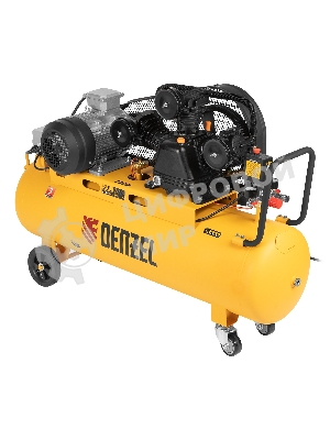 Компрессор воздушный Denzel рем. привод BCW3000-T/100, 3,0 кВт, 100 литров, 520 л/мин