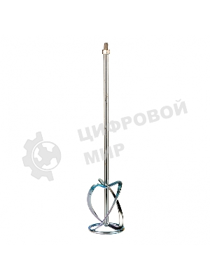 Насадка для миксера Сибртех, для тяжелых растворов,120 х 590 мм, оцинкованная,хвостовик резьба М14