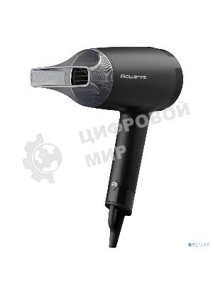 Фен Rowenta Express Style CV1803F0 черный/серый, 1600 Вт, компактный