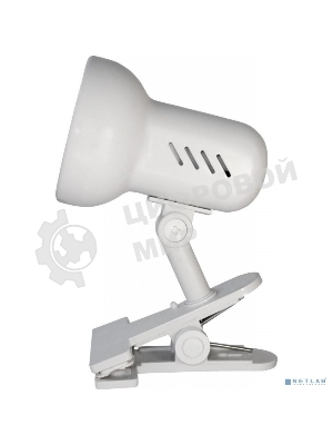 Лампа настольная Camelion H-035 С01 60Вт 220В белый метал.